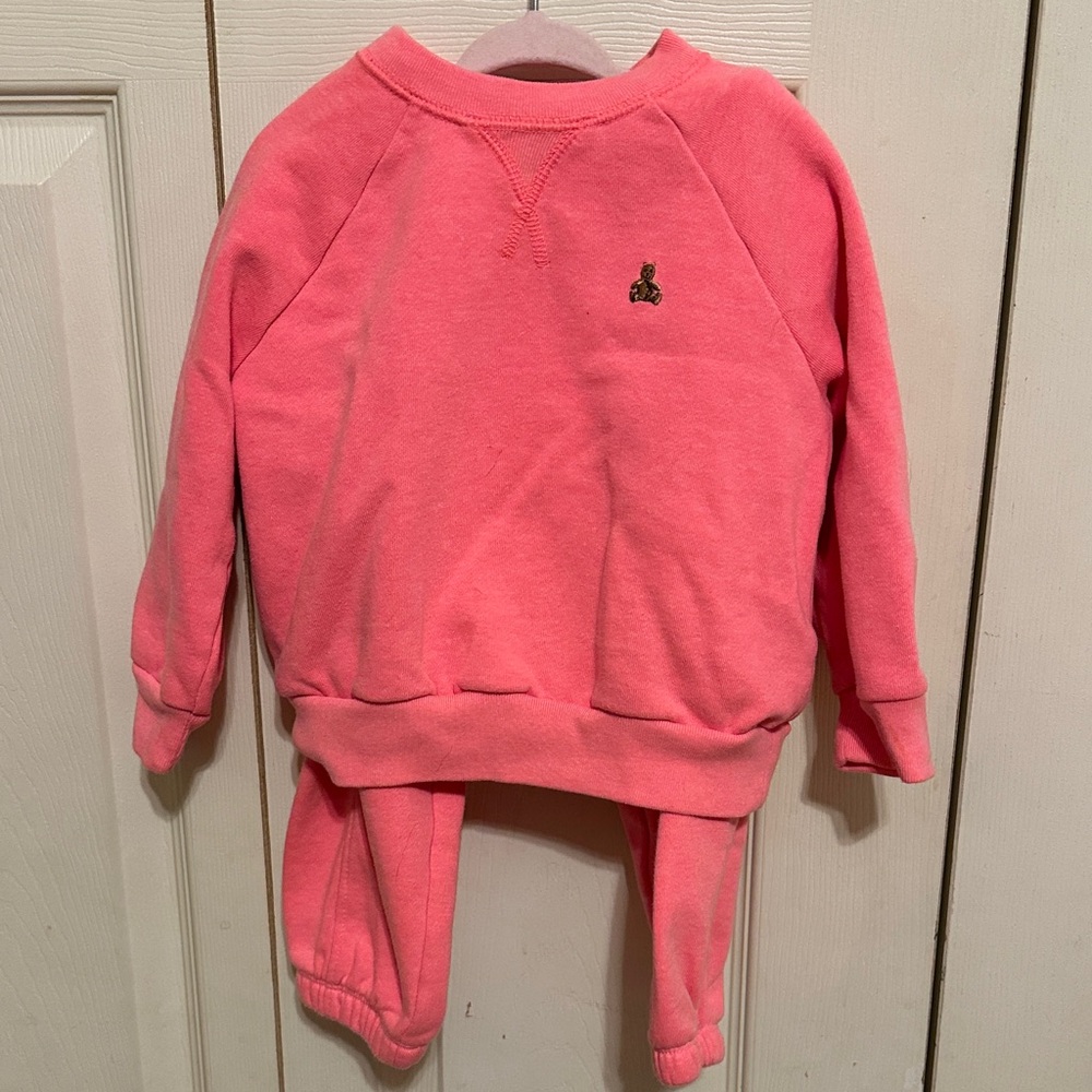 Baby Gap Cozy Pink Toddler Crew neck and Jogger set